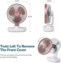 Premium 700 mm 360° Rotating Table Fan with Ultra High-Speed Air Cooling