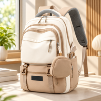 SAMDIYA 2-Tier Spice Rack + Trash Bin (Grey-Black) + Pouch Backpack (Beige) | Buy 1 Get 2 Free Combo