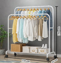 Premium 3-Door 3-Shelf Modular Plastic Wardrobe with Hanging Section – White