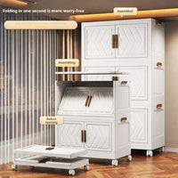 Premium 5-Tier Multi-Purpose Plastic Storage Organizer – Ivory