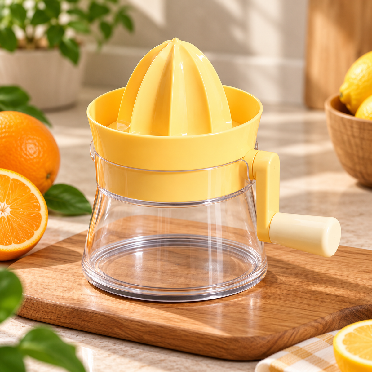 SAMDIYA Portable Juicer (Maroon) + Fruit Cleaner + Crank-It Hand Juicer | Buy 1 Get 2 Free Combo