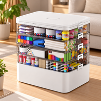 SAMDIYA 5-Door Modular Wardrobe with Hanging Section + 4-Layer Storage Box + Slim 6-Layer Shoe Cabinet | Buy 1 Get 2 Free Combo