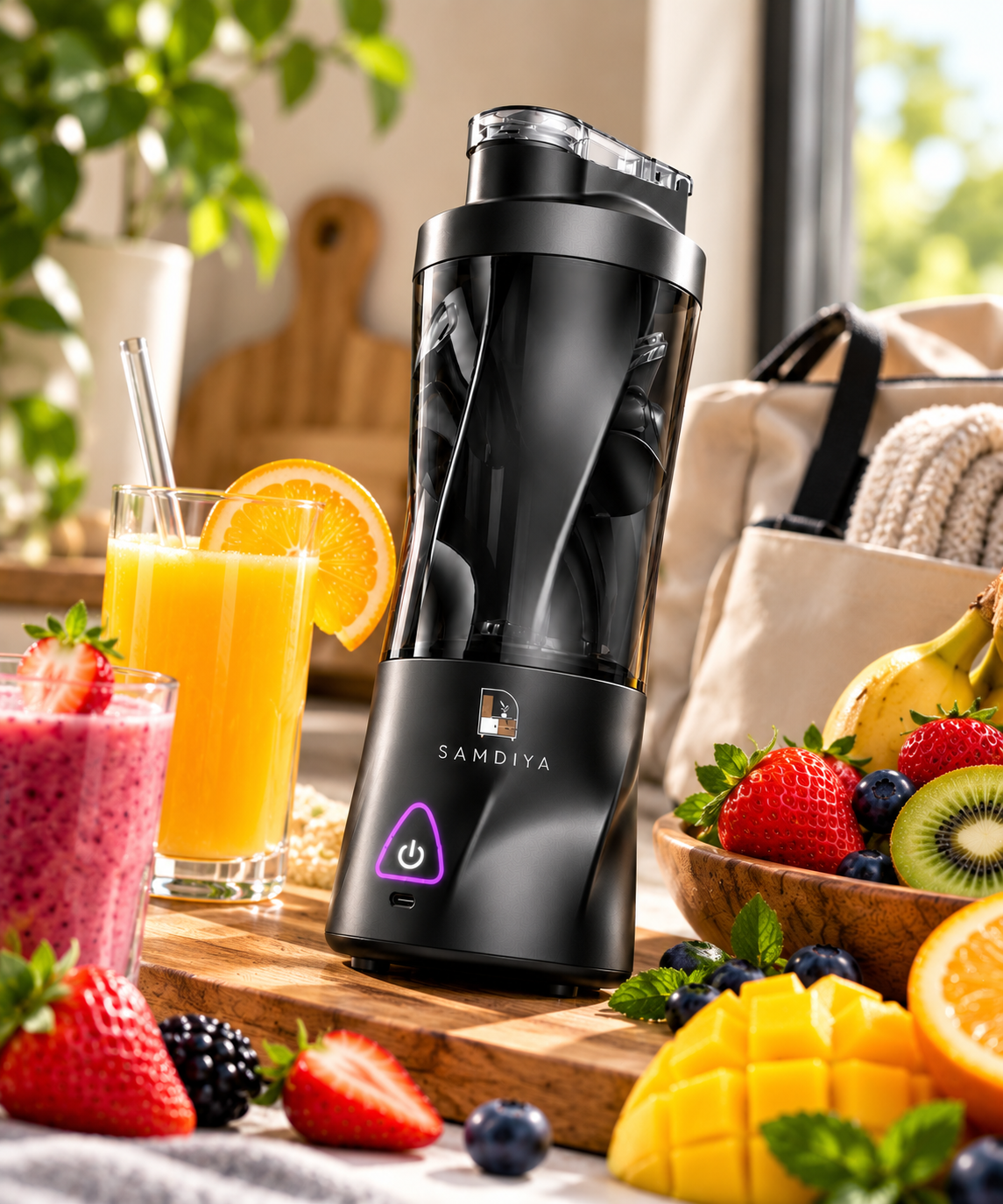 SAMDIYA ZZJ-001 Hexa juicer black - details