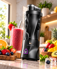 SAMDIYA ZZJ-001 Hexa juicer black - side view