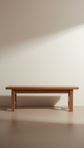 Solid Ash Wood Entryway Bench